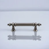 Osmanlı Antik Nikel Metal Kulp 96 mm Mobilya Çekmece Mutfak Dolabı Dolap Kapak Kulpları Kulb Kulpu - 9