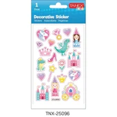 TANEX TNX-25096 PUFFY MASAL KAHRAMANLARI STICKER T - 1