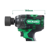 Hikoki WR18DH-5.0 18V/5.0Ah 345Nm 1/2" Çift Akülü Kömürsüz Şarjlı Darbeli Somun Sıkma - 3