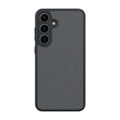 Galaxy S25 Plus Kılıf M-safe Şarj Özellikli Karbon Fiber Tasarımlı Zore Elnino Kapak - 8