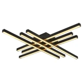 Altı Çubuklu Siyah Led Tavan Avize ve Plafonyer - 3