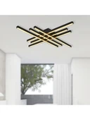 Altı Çubuklu Siyah Led Tavan Avize ve Plafonyer - 1