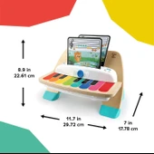 Baby Einstein ve Hape Magic Touch Piyano Ahşap Müzikli Yürümeye Başlayan Oyuncağı, 6 Ay ve Üzeri - 4
