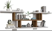 WOOD DUVAR RAFI CEVİZ - 2