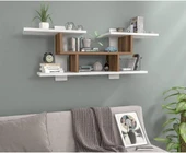 WOOD DUVAR RAFI CEVİZ - 1