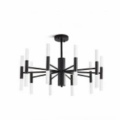 Ledli Plafonyer Modern Aydınlatma Siyah Sarkıt Ledli Salon Avize - 3