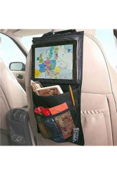Araba Içi Koltuk Arkası Tablet Tutucu Araç Telefon Tutucu Oto Seyahat Çantası thumbnail 3