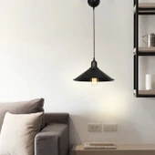 Sarkıt Avize Siyah Renkli Oturma Odası Avize thumbnail 2