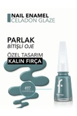 Klasik Parlak Bitişli Yüksek Pigmentli Oje -nail Enamel- 497 Celadon Glaze New- 8682536036313 thumbnail 4