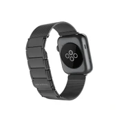 Apple Watch 10 46mm Raptic Classic Plus Serisi Magnetik Metal Hasır Kordon - 3