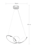 Modern Tekli Spor Üç Renkli Gold Sarkıt Led Avize - 2