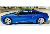 Vardem Koleksiyon 1 / 24 2018 BMW İ8 Couple Mavi Model Metal Araba - 6