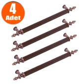 Ovacık Eskitme Antik Bakır Metal 128 mm (4 ADET) Mobilya Mutfak Çekmece Dolap Kulpu Kulbu Kulpları - 1
