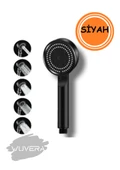 Wuvera Turbo Fan 5 Fonksiyonlu Su Tasarruflu Duş Başlığı – Yüksek Basınç ve Ayarlanabilir Akış thumbnail 1