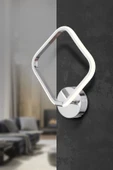 Luxury Kare Üç Renkli Krom Ledli Aplik ve Led Aplik - 1