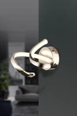 Luxury Burgulu Üç Renkli Gold Ledli Aplik ve Led Aplik - 1