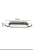 Modern Led Avize Plafonyer Üç Renkli Siyah Renkli Kumandalı ve Ledli Avize - 2