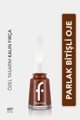 Klasik Parlak Bitişli Yüksek Pigmentli Oje - Nail Enamel -537 Cake Wıth Coffee- 8682536047807 thumbnail 1
