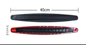 Araba Tampon Koruyucu Karbon Desenli Siyah Beyaz - 2