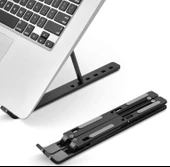 7 Kademeli Ayarlı Katlanabilir Laptop Tablet Standı Siyah - 2
