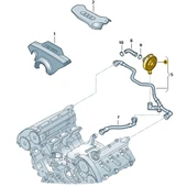 Audi A6 2002-2004 3.0 V6 BBJ Motor Üst Havalandırma Valfi 06C103245 - 2