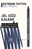 Mat Kalıcı Göz Kalemi (MAVİ) - Extreme Tattoo Gel Pencil - 004 Intense Blue - 8682536028868 - 5