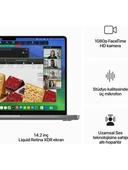 Apple MacBook Pro M3 8GB 512GB SSD macOS 14" Taşınabilir Bilgisayar Uzay Grisi MTL73TU/A - 7