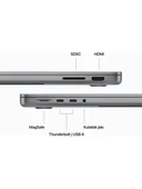 Apple MacBook Pro M3 8GB 512GB SSD macOS 14" Taşınabilir Bilgisayar Uzay Grisi MTL73TU/A - 6