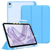 Apple iPad Air 11inç M2/M3 2025-2024 Kılıf Flip Cover Kalem Bölmeli PC Case - 9