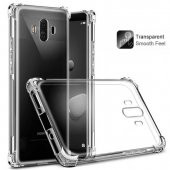 Huawei Mate 10 Pro Kılıf Anti Şok Darbe Emici Şeffaf Kapak - 2