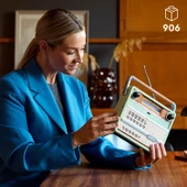 ® Icons Retro Radyo 10334 - Vintage Transistörlü Radyo Meraklısı Yetişkinler için Müzik Temalı Dekor - 7