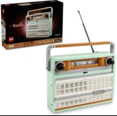 ® Icons Retro Radyo 10334 - Vintage Transistörlü Radyo Meraklısı Yetişkinler için Müzik Temalı Dekor - 1