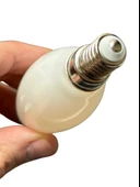 (5 Adet) Heka 6W (51W) 3000K (Günışığı) E14 Duylu (İnce Duy) Soft Mum Ampul thumbnail 5