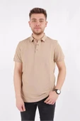 Cazador Erkek T-shirt Polo Yaka Pike  4613 SAFARİ - 1