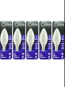 (5 Adet) Heka 6W (51W) 3000K (Günışığı) E14 Duylu (İnce Duy) Soft Mum Ampul thumbnail 1