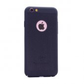 Apple iPhone 7 Kılıf Ultra İnce Delikli Mat Silikon Kapak - 3