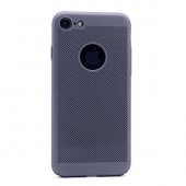 Apple iPhone 7 Kılıf Ultra İnce Delikli Mat Silikon Kapak - 4