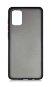 Oppo A52/A72/A92 Kılıf Mat Yüzey Renkli Kenar Silikon - 3