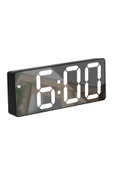 anaway Masa Saati Aynalı Termometre Alarm Takvimli Led Dijital Modern Ses kontrolü - 1