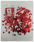 Nedi Masa Konfeti Kalpli ve Love Yazılı 15Gr - 6 paket - 1