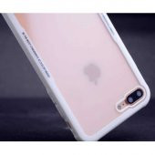 Apple iPhone 7 Plus Kılıf Arkası Şeffaf Cam Kenarları Airbag Silikon Kılıf - 5