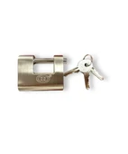 Tri-Circle Trı Cırcle Padlock Asma Kilit Çelik Takviyeli Yatay Krom 70 MM - 1