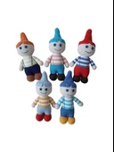 Sevimli Cüceler Takımı Amigurumi Organik Oyuncak - 2