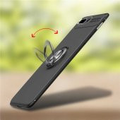 Apple iPhone 8 Plus Kılıf Manyetik Yüzüklü Soft Silikon Kapak - 2