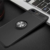 Apple iPhone 8 Plus Kılıf Manyetik Yüzüklü Soft Silikon Kapak - 10