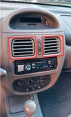 SİYAH RENK 2 ADET Renault Clio Reno Thalia Orta Kalorifer Fan Havalandırma Izgarası - 1