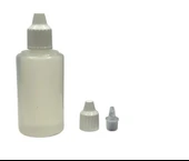 50ml PE aseton şişesi, 12 adet, plastik damlacıklı şişe, damlatmalı şişe - 1