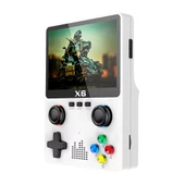 ScHitec X6 3.5inç IPS Ekran Taşınabilir Retro El Atari Oyun Konsolu 10000 Oyunlu Tv Bağlanan 32Gb Beyaz - 1