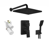 ECA Tiera Ankastre Duş Seti 2-Yollu Mat Siyah 102199772C1 thumbnail 1