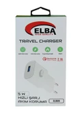 Elba Elb09 5W 2.1A Hızlı Şarj Akıllı Koruma Usb EV Şarj Kafa - 1